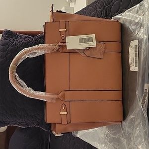 Just fab light blush satchel bag purse